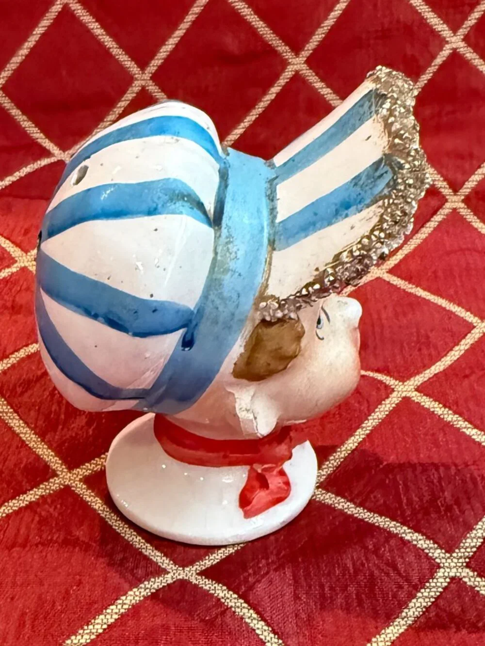 Vintage Boy Head Salt Shaker